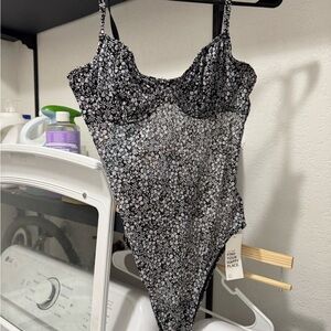 Floral Gilly Hicks Hollister Bodysuit NWT